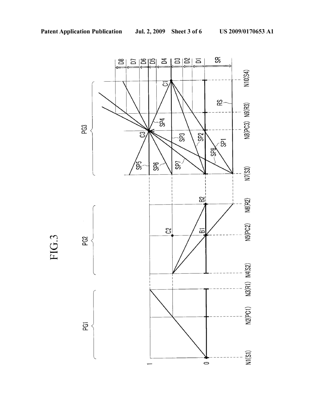 Gear Train of an Automatic Transmission for a Vehicle - diagram, schematic, and image 04