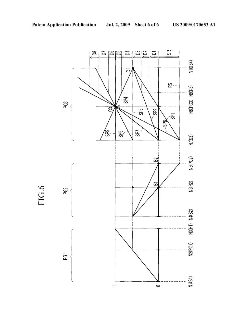 Gear Train of an Automatic Transmission for a Vehicle - diagram, schematic, and image 07