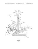 Elliptical walking exercise machine diagram and image