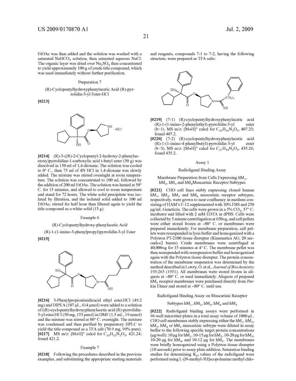 AMIDINE-CONTAINING COMPOUNDS USEFUL AS MUSCARINIC RECEPTOR ANTAGONISTS - diagram, schematic, and image 22