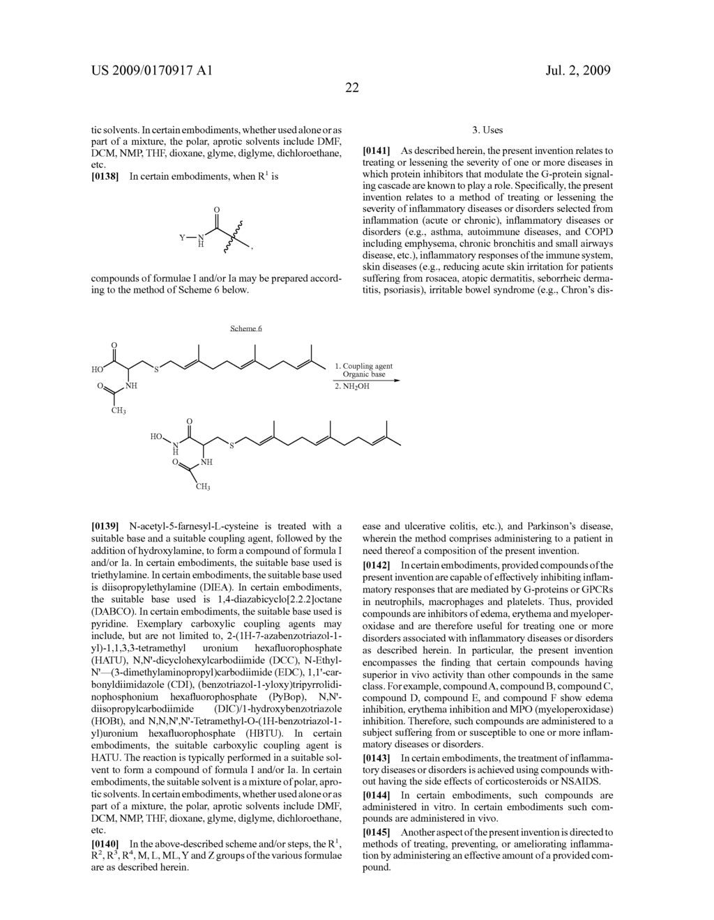 Acid Mimic Compounds for the Inhibition of Isoprenyl-S-Cysteinyl Methyltransferase - diagram, schematic, and image 23