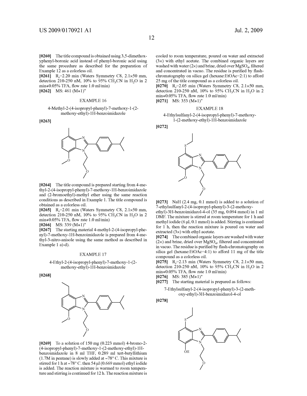 Benzimidazole derivatives - diagram, schematic, and image 13