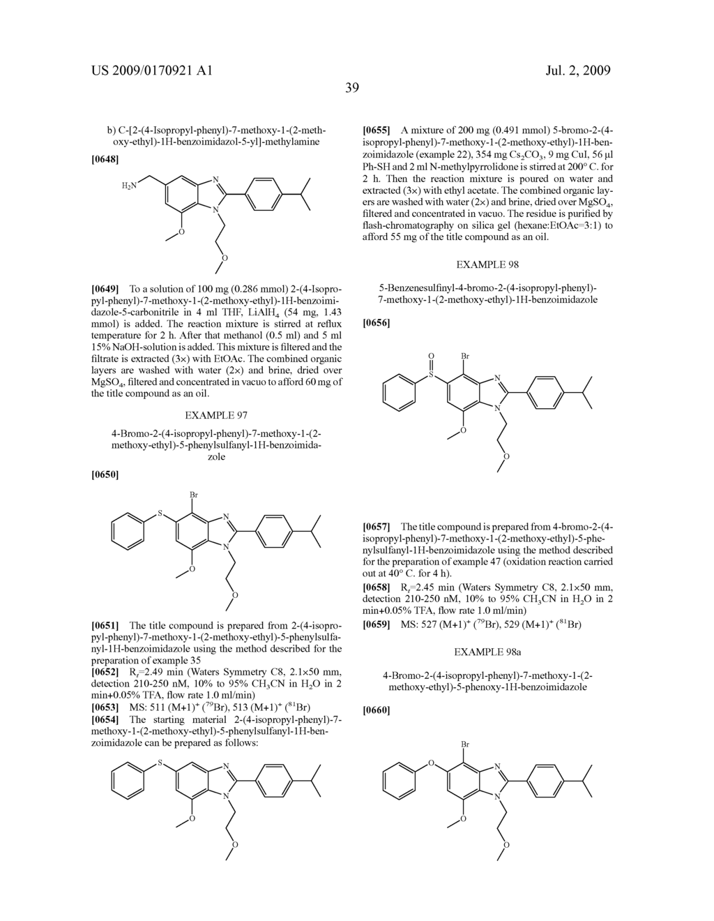 Benzimidazole derivatives - diagram, schematic, and image 40