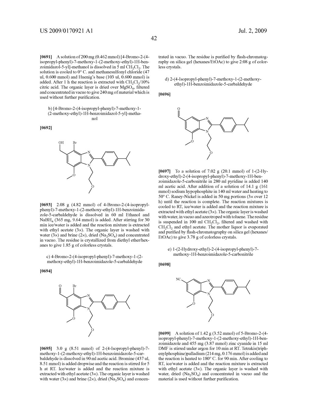 Benzimidazole derivatives - diagram, schematic, and image 43