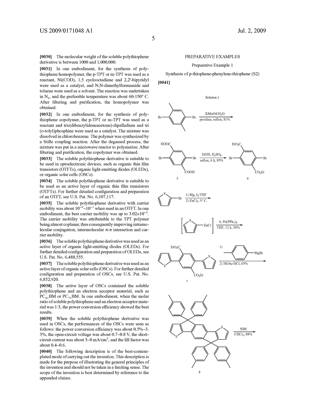 SOLUBLE POLYTHIOPHENE DERIVATIVES - diagram, schematic, and image 12