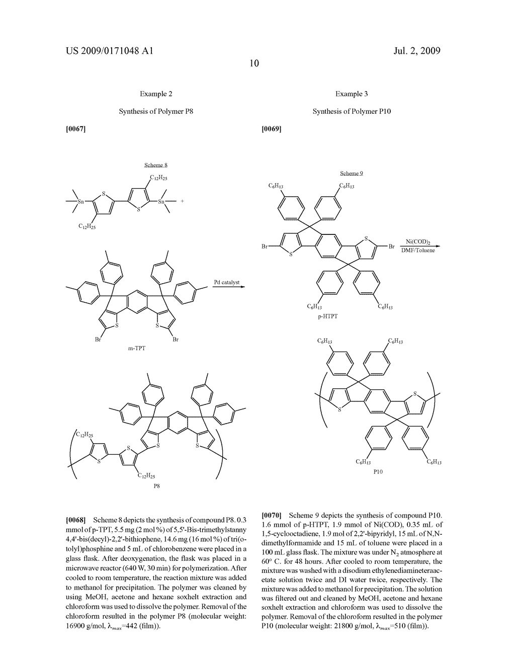SOLUBLE POLYTHIOPHENE DERIVATIVES - diagram, schematic, and image 17