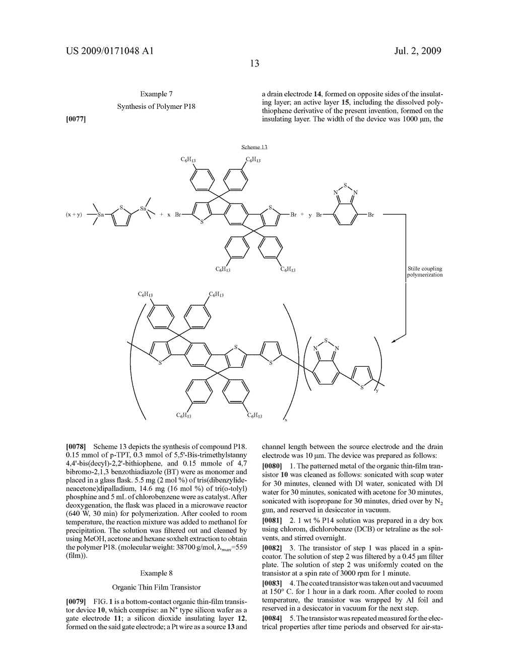 SOLUBLE POLYTHIOPHENE DERIVATIVES - diagram, schematic, and image 20