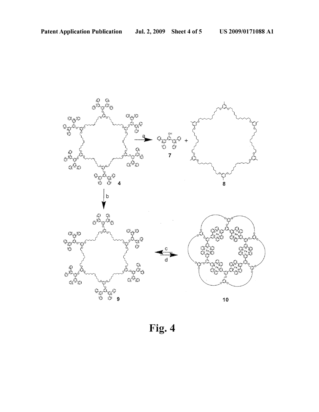 REVERSIBLE SELF-ASSEMBLY OF IMBEDDED METALLOMACROCYCLES WITHIN A MACROMOLECULAR SUPERSTRUCTURE - diagram, schematic, and image 05