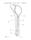 DEVICE FOR FACILITATING THE MEDICAL EXAMINATION OF AN ORIFICE diagram and image