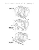 MAGNETIC RESONANCE COIL FIXED IN PLACE BY AIR PRESSURE diagram and image