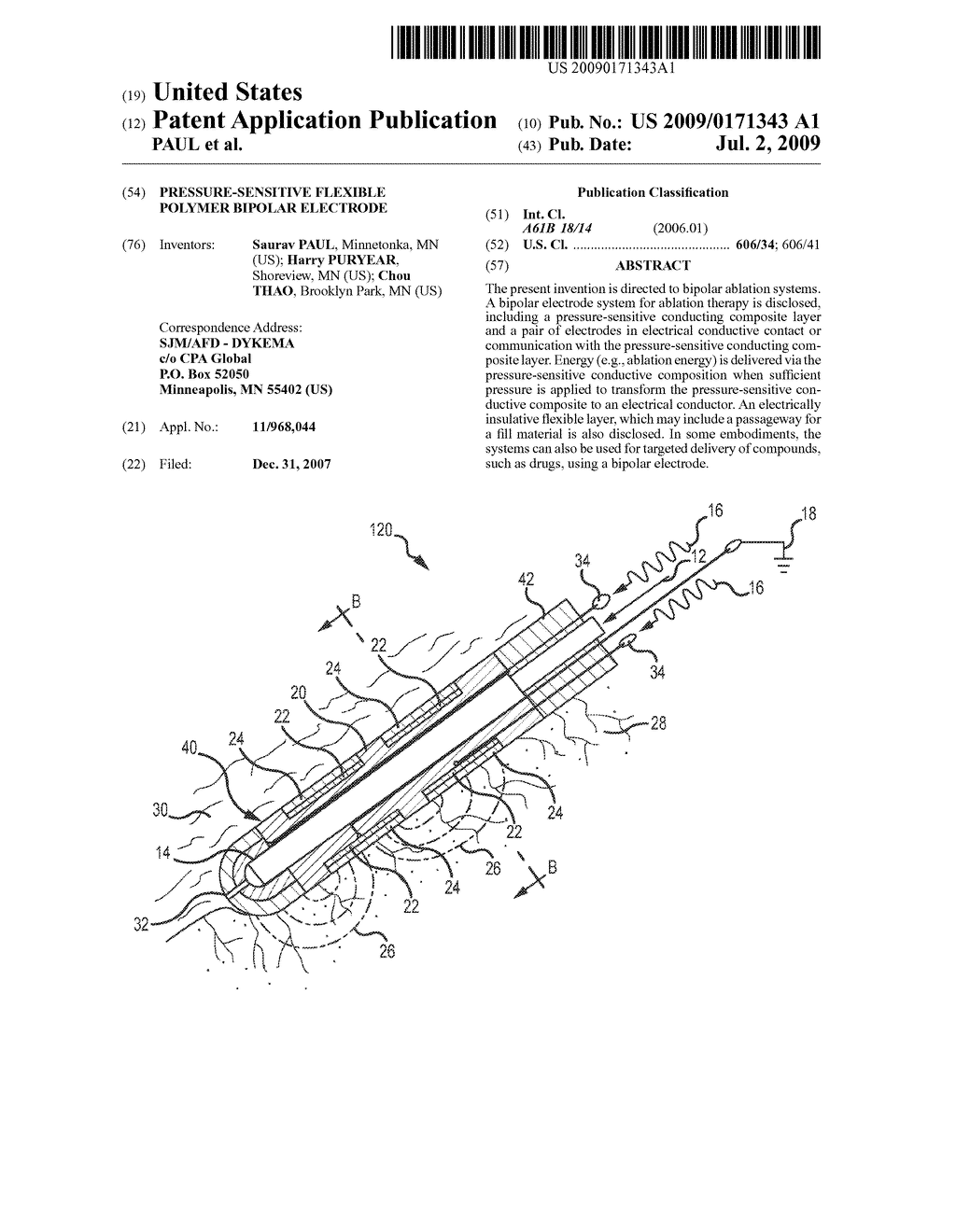 PRESSURE-SENSITIVE FLEXIBLE POLYMER BIPOLAR ELECTRODE - diagram, schematic, and image 01