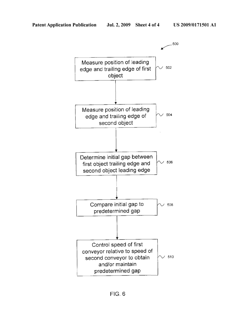 SYSTEMS AND METHOD FOR MAINTAINING A GAP BETWEEN SUCCESSIVE OBJECTS - diagram, schematic, and image 05