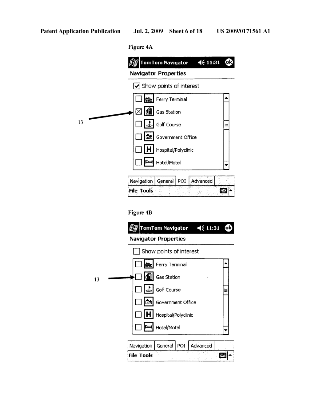 Personal GPS navigation device - diagram, schematic, and image 07