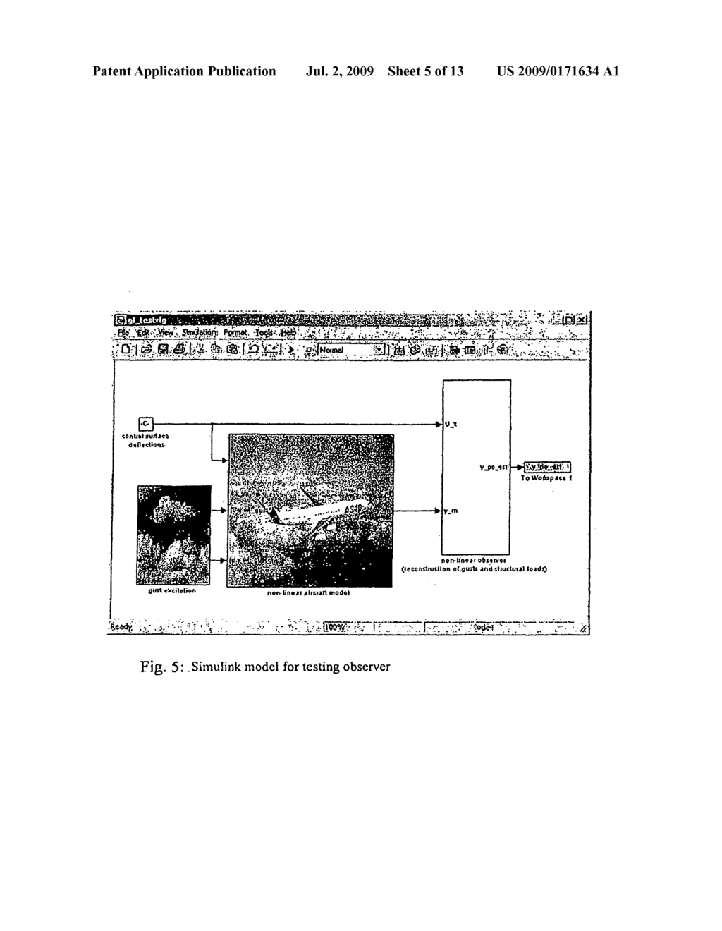 Method for Reconstructing Gusts and Structural Loads at Aircraft, in Particular Passenger Aircraft - diagram, schematic, and image 06