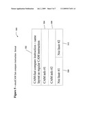 SDRAM-BASED TCAM EMULATOR FOR IMPLEMENTING MULTIWAY BRANCH CAPABILITIES IN AN XML PROCESSOR diagram and image