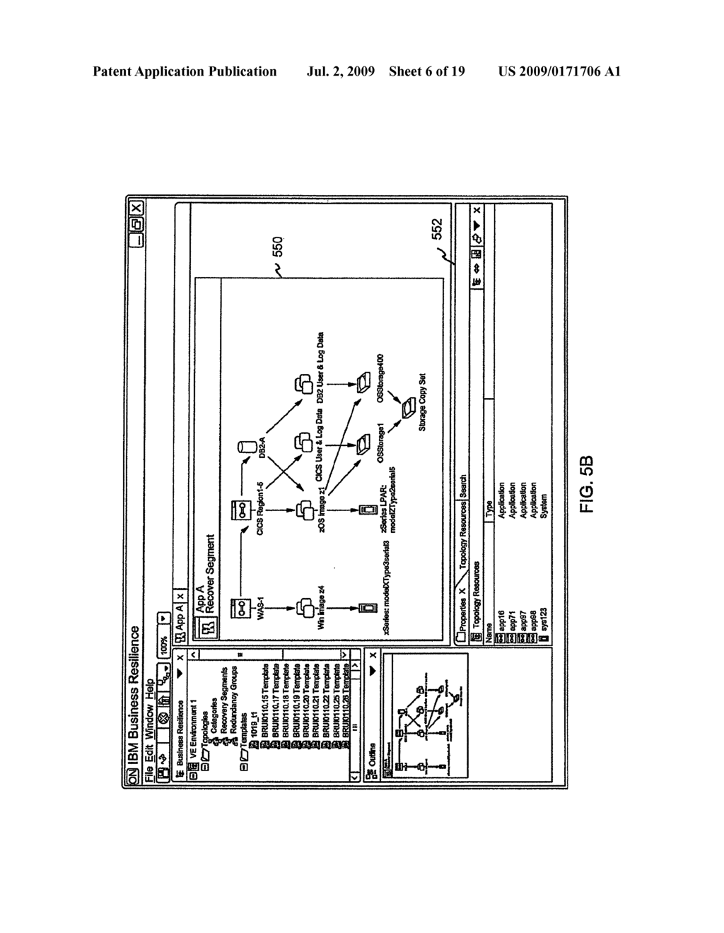 COMPUTER PATTERN SYSTEM ENVIRONMENT SUPPORTING BUSINESS RESILIENCY - diagram, schematic, and image 07