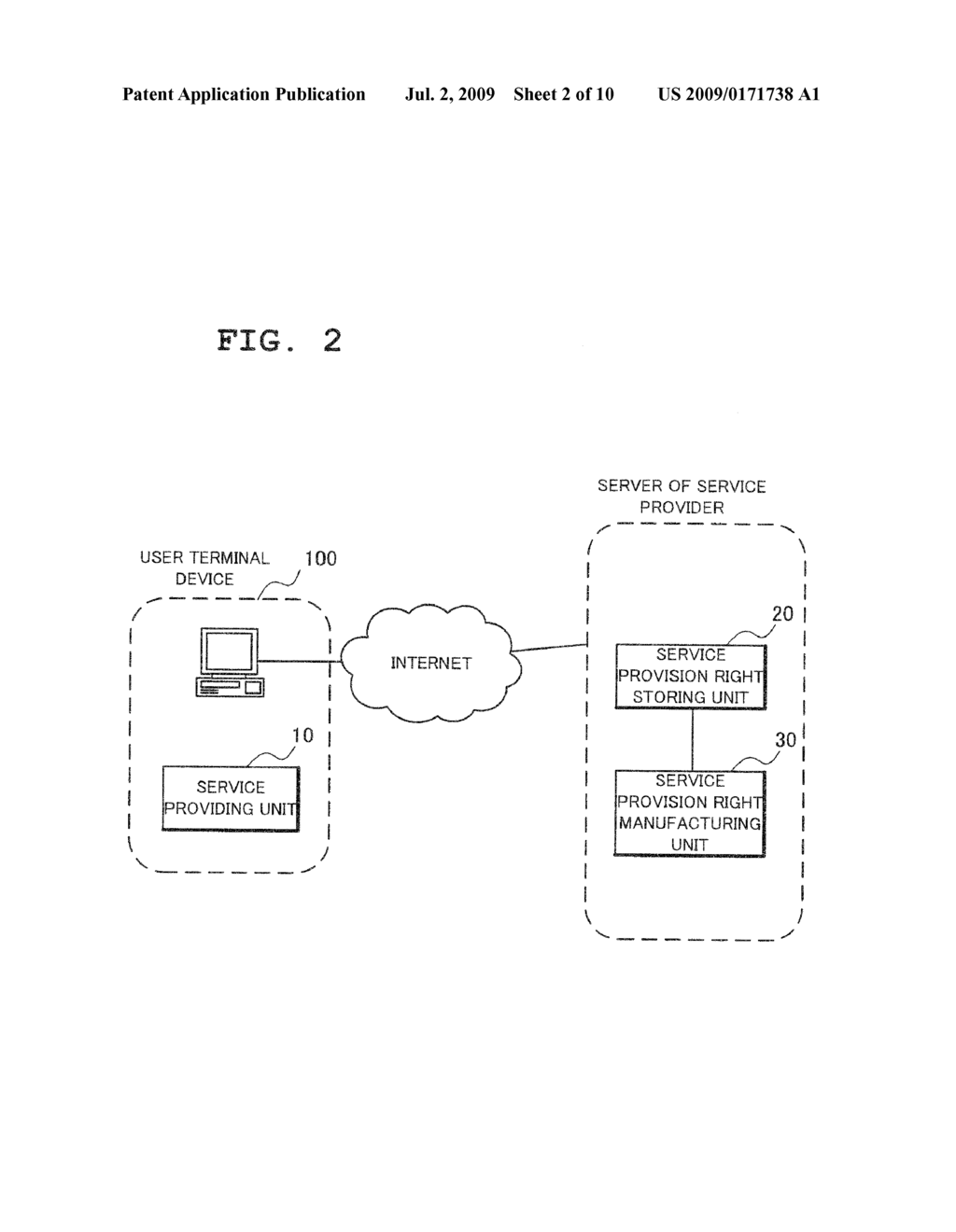 SERVICE PROVIDING SYSTEM, SERVICE PROVIDING METHOD AND PROGRAM - diagram, schematic, and image 03