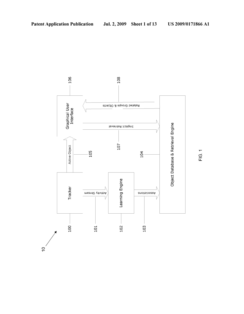 System and method for learning associations between logical objects and determining relevance based upon user activity - diagram, schematic, and image 02