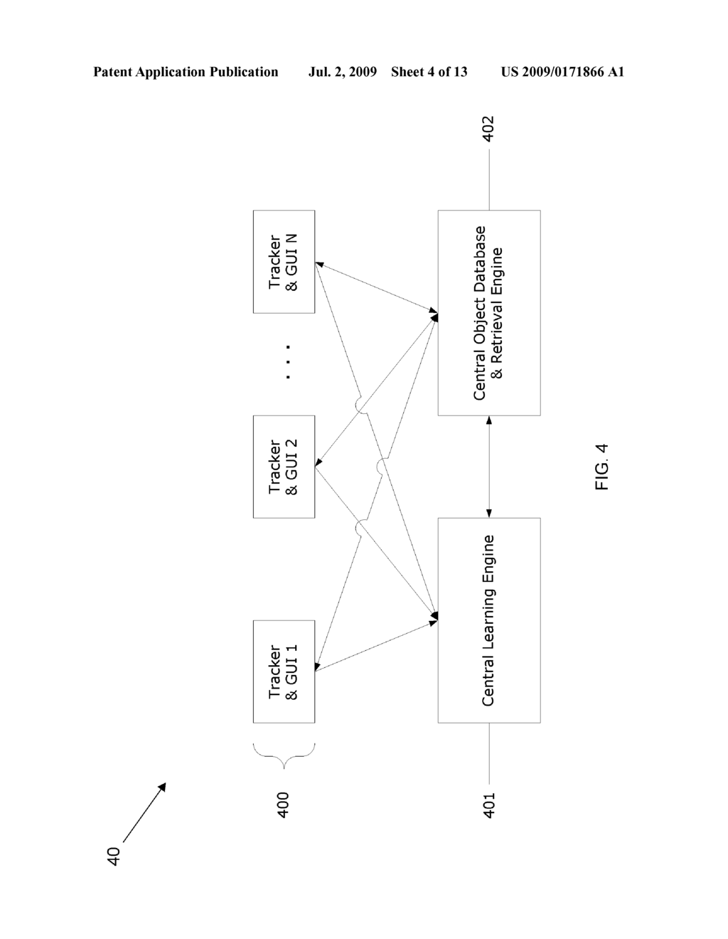 System and method for learning associations between logical objects and determining relevance based upon user activity - diagram, schematic, and image 05