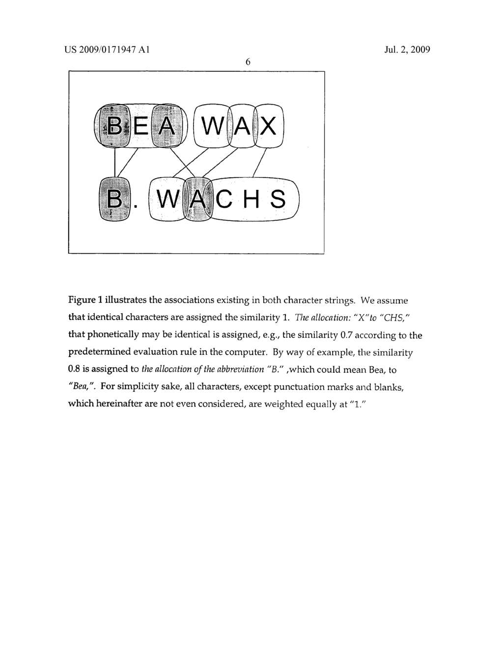 Method for the Automatic Evaluation of the Similarity of Two Character Strings That are Stored in a Computer - diagram, schematic, and image 07