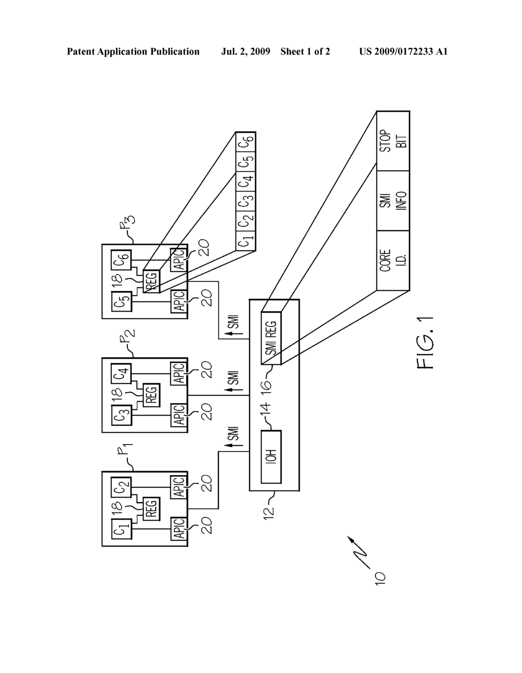 METHODS AND APPARATUS FOR HALTING CORES IN RESPONSE TO SYSTEM MANAGEMENT INTERRUPTS - diagram, schematic, and image 02