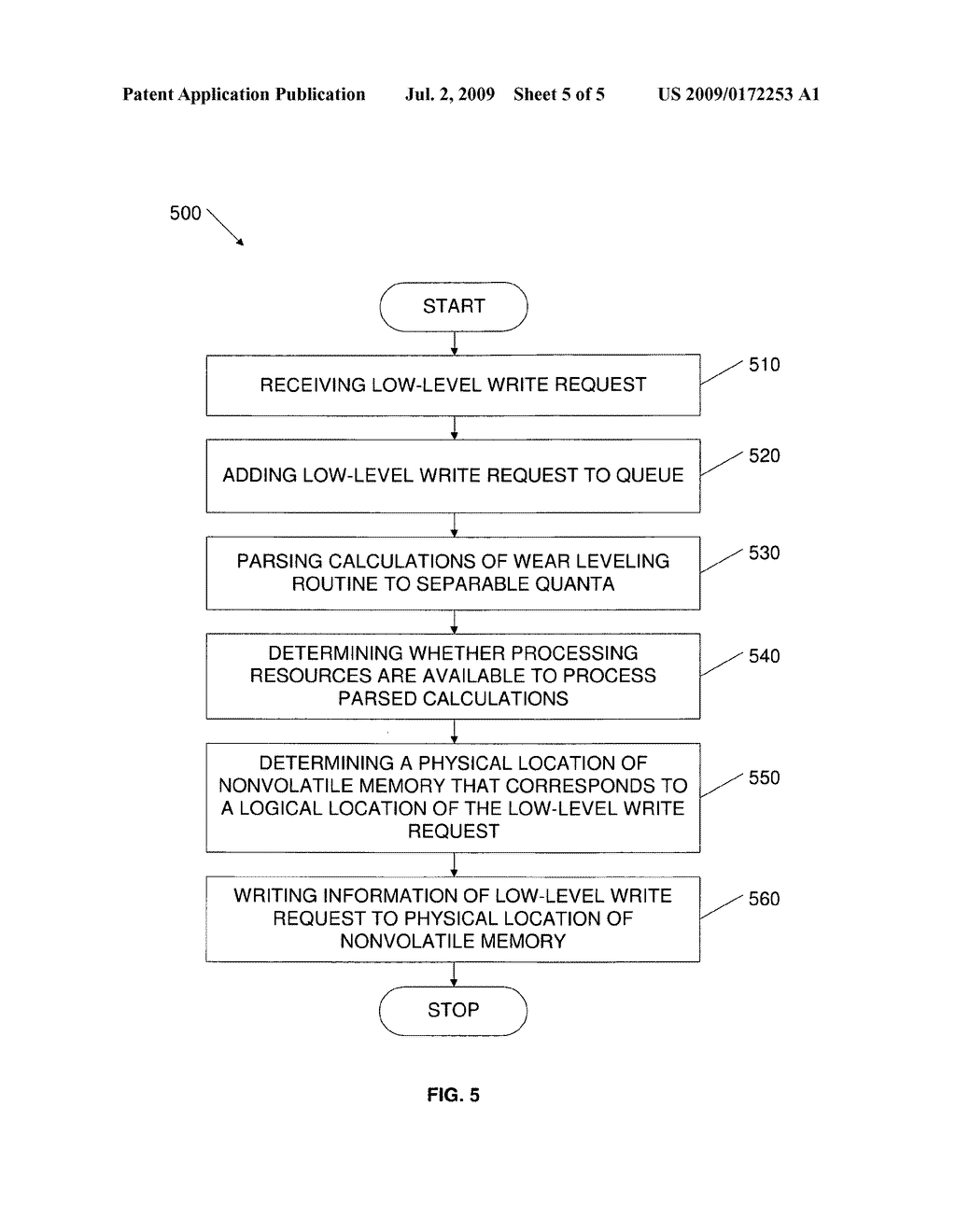 Methods and apparatuses for nonvolatile memory wear leveling - diagram, schematic, and image 06