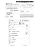 METHOD OF DISPLAYING MENU ITEMS AND RELATED TOUCH SCREEN DEVICE diagram and image