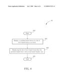 METHOD OF DISPLAYING MENU ITEMS AND RELATED TOUCH SCREEN DEVICE diagram and image