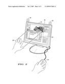 METHOD AND APPARATUS FOR TWO-HANDED COMPUTER USER INTERFACE WITH GESTURE RECOGNITION diagram and image