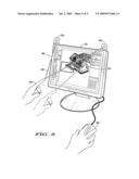 METHOD AND APPARATUS FOR TWO-HANDED COMPUTER USER INTERFACE WITH GESTURE RECOGNITION diagram and image