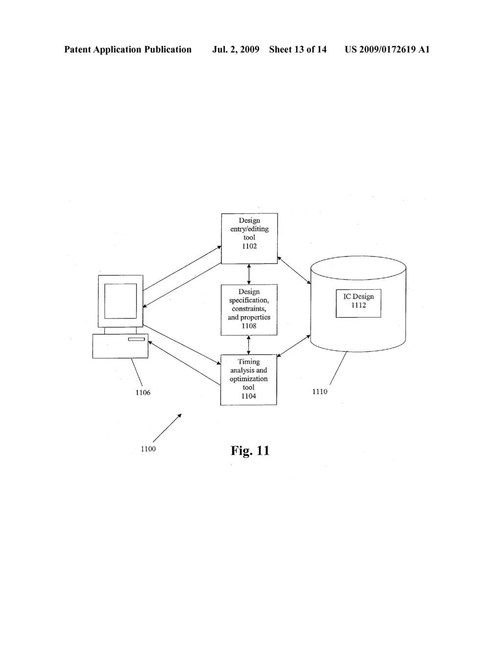 METHOD AND SYSTEM FOR IMPLEMENTING TIMING ANALYSIS AND OPTIMIZATION OF AN ELECTRONIC DESIGN BASED UPON EXTENDED REGIONS OF ANALYSIS - diagram, schematic, and image 14