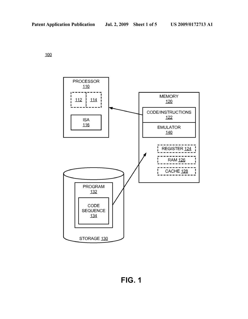 ON-DEMAND EMULATION VIA USER-LEVEL EXCEPTION HANDLING - diagram, schematic, and image 02