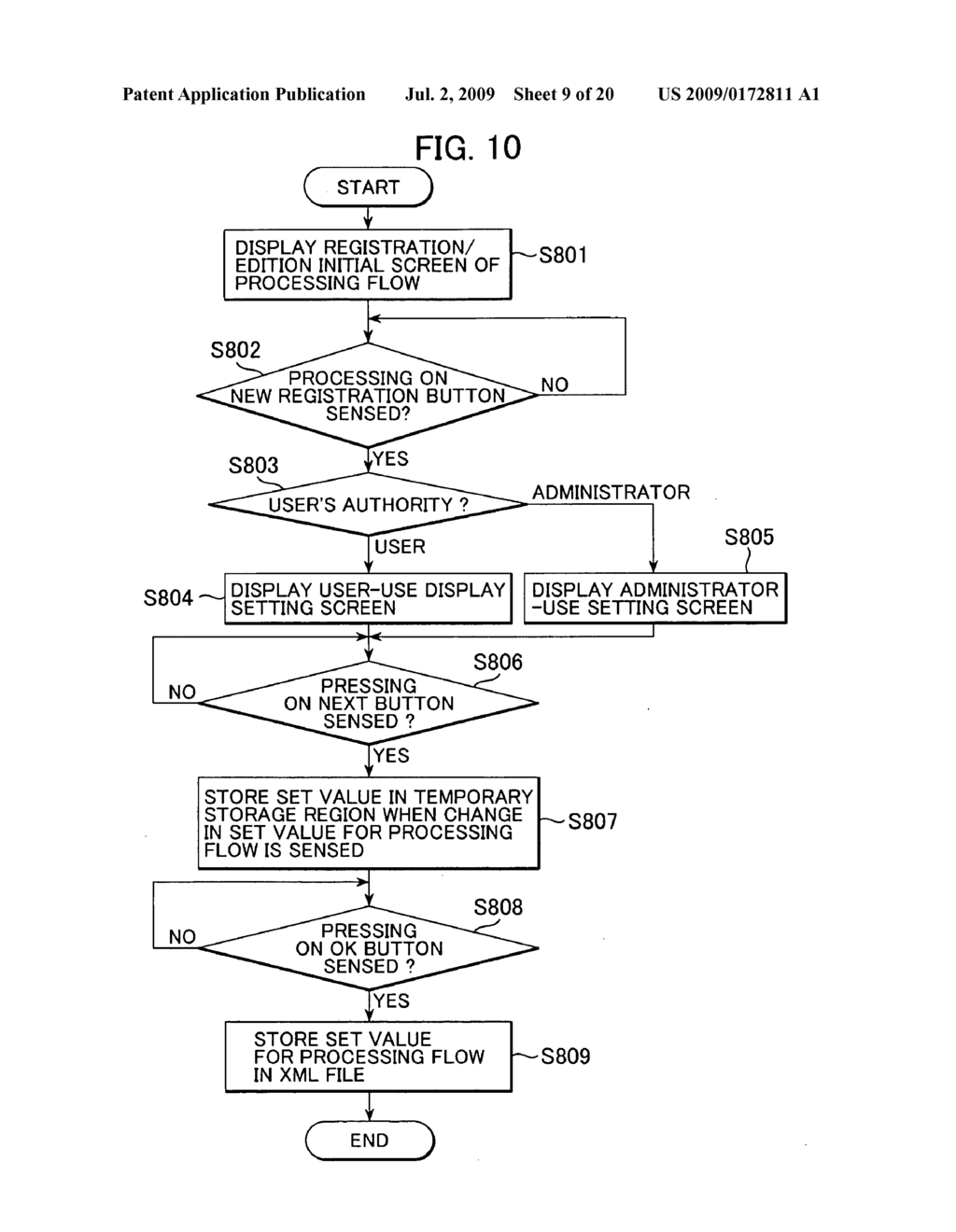 IMAGE PROCESSING APPARATUS, PROCESSING FLOW CONTROL METHOD, IMAGE FORMING SYSTEM, AND STORAGE MEDIUM - diagram, schematic, and image 10