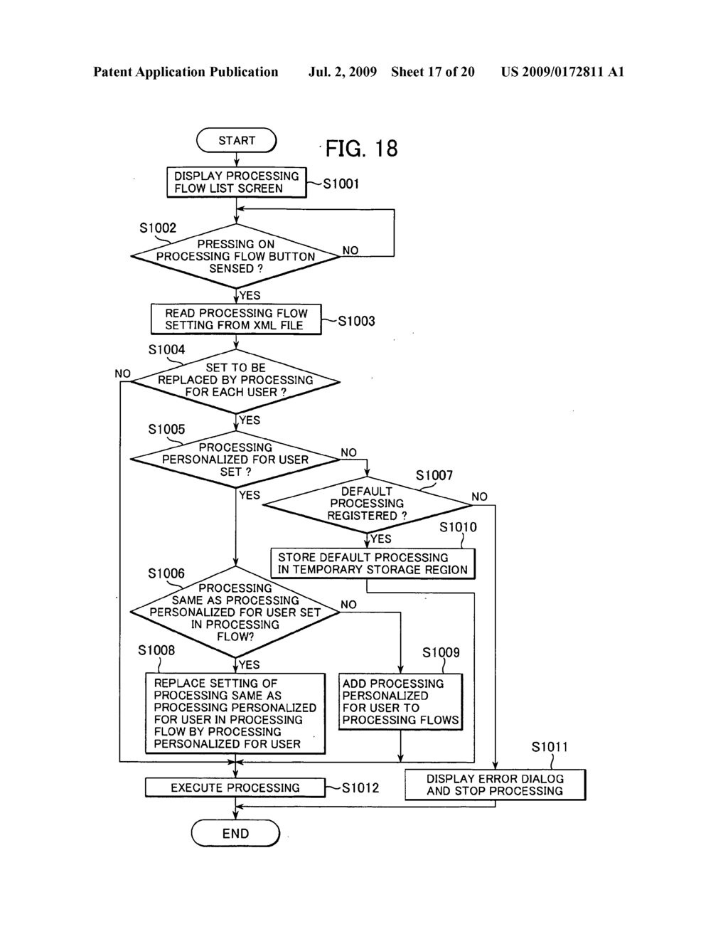 IMAGE PROCESSING APPARATUS, PROCESSING FLOW CONTROL METHOD, IMAGE FORMING SYSTEM, AND STORAGE MEDIUM - diagram, schematic, and image 18