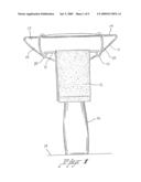 Pedestal sink towel holder, and towel holding method diagram and image