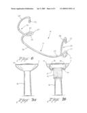 Pedestal sink towel holder, and towel holding method diagram and image