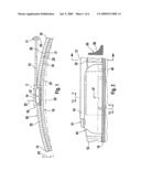 WIPER LEVER WITH A DRIVEN WIPER ARM AND A WIPER BLADE diagram and image