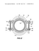 Method of Pre-assembling Pipe Couplings and Joining Pipe Elements diagram and image