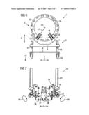 INSTALLATION DEVICE FOR A GRADIENT COIL MODULE IN A MAGNETIC RESONANCE TOMOGRAPHY APPARATUS diagram and image