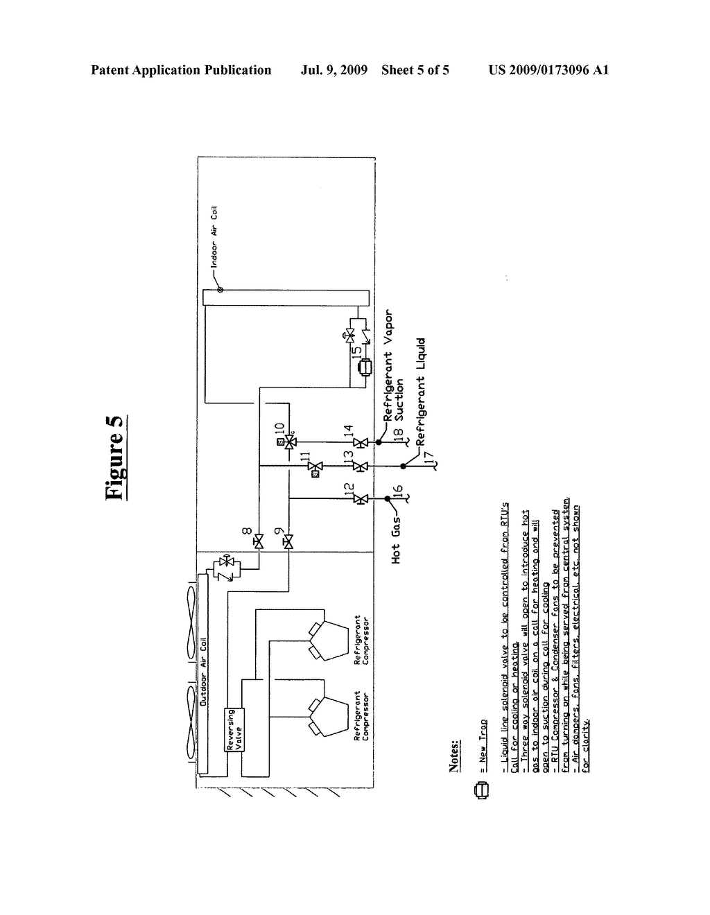 Methodology for converting existing packaged rooftop air conditioning units to be served from a centralized water cooled refrigeration and/or heat pump system - diagram, schematic, and image 06