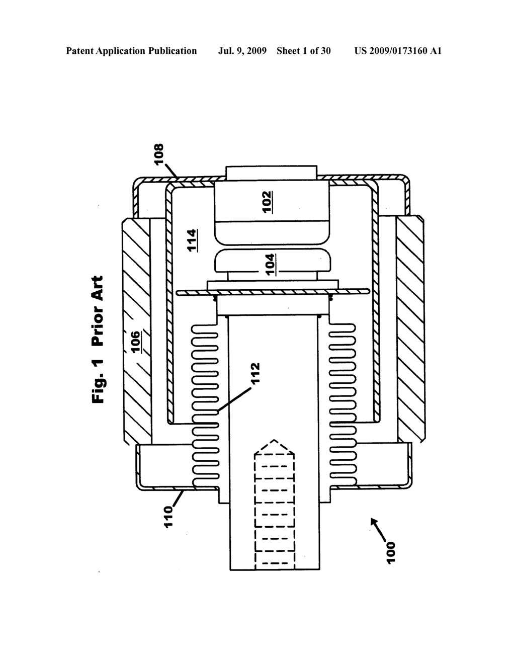 Method and apparatus for the detection of high pressure conditions in a vacuum-type electrical device - diagram, schematic, and image 02