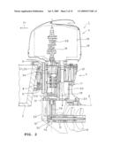 WATER COOLING APPARATUS IN POWER TRANSMISSION SYSTEM OF BOAT PROPULSION UNIT diagram and image