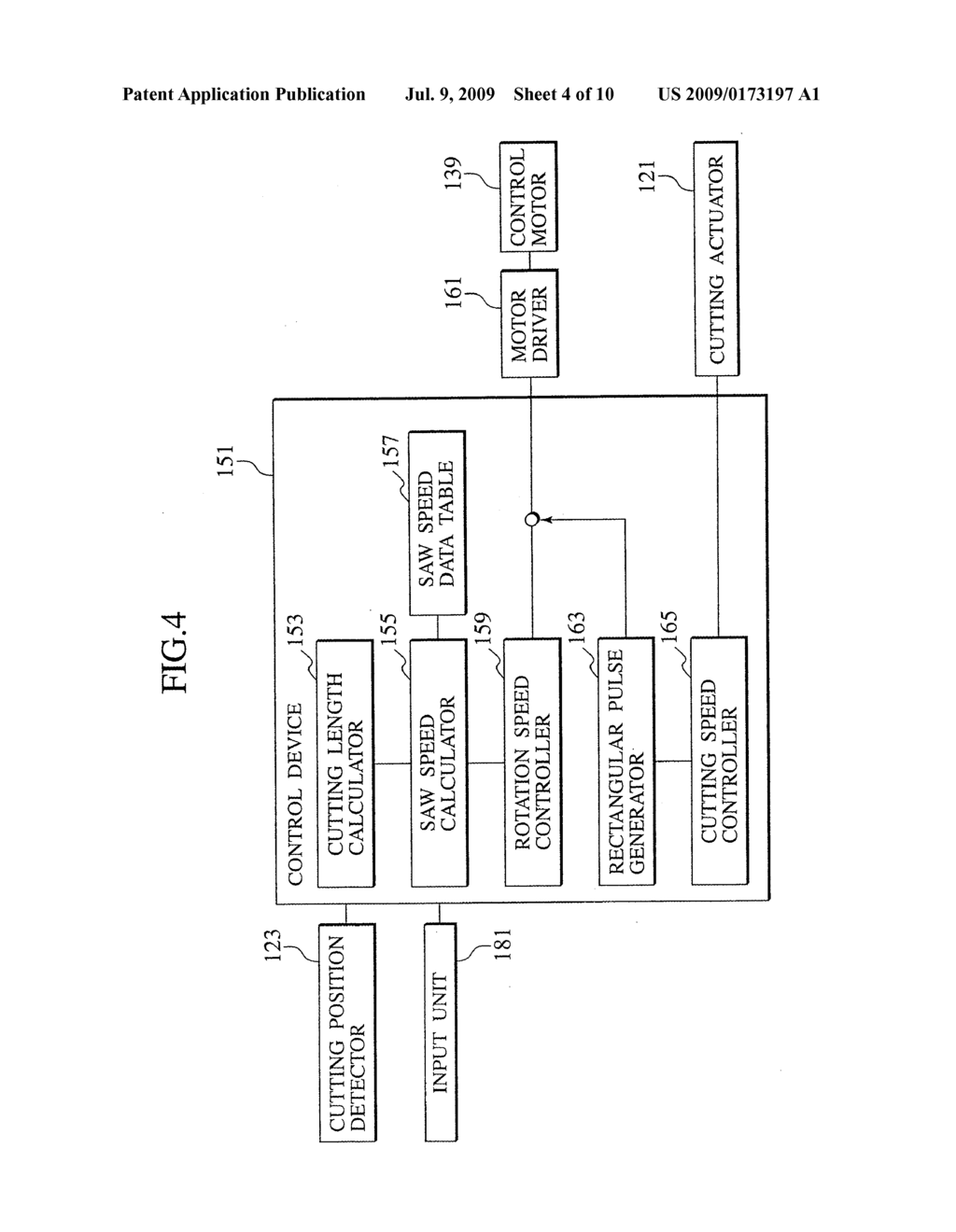 SAWING MACHINE, CUTTING-OFF METHOD, AND METHOD OF REDUCING NOISE - diagram, schematic, and image 05