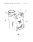 Full-Automatic Drip Coffee Maker With Coffee Bean Grinder diagram and image