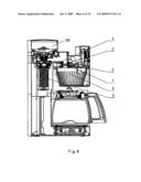 Full-Automatic Drip Coffee Maker With Coffee Bean Grinder diagram and image