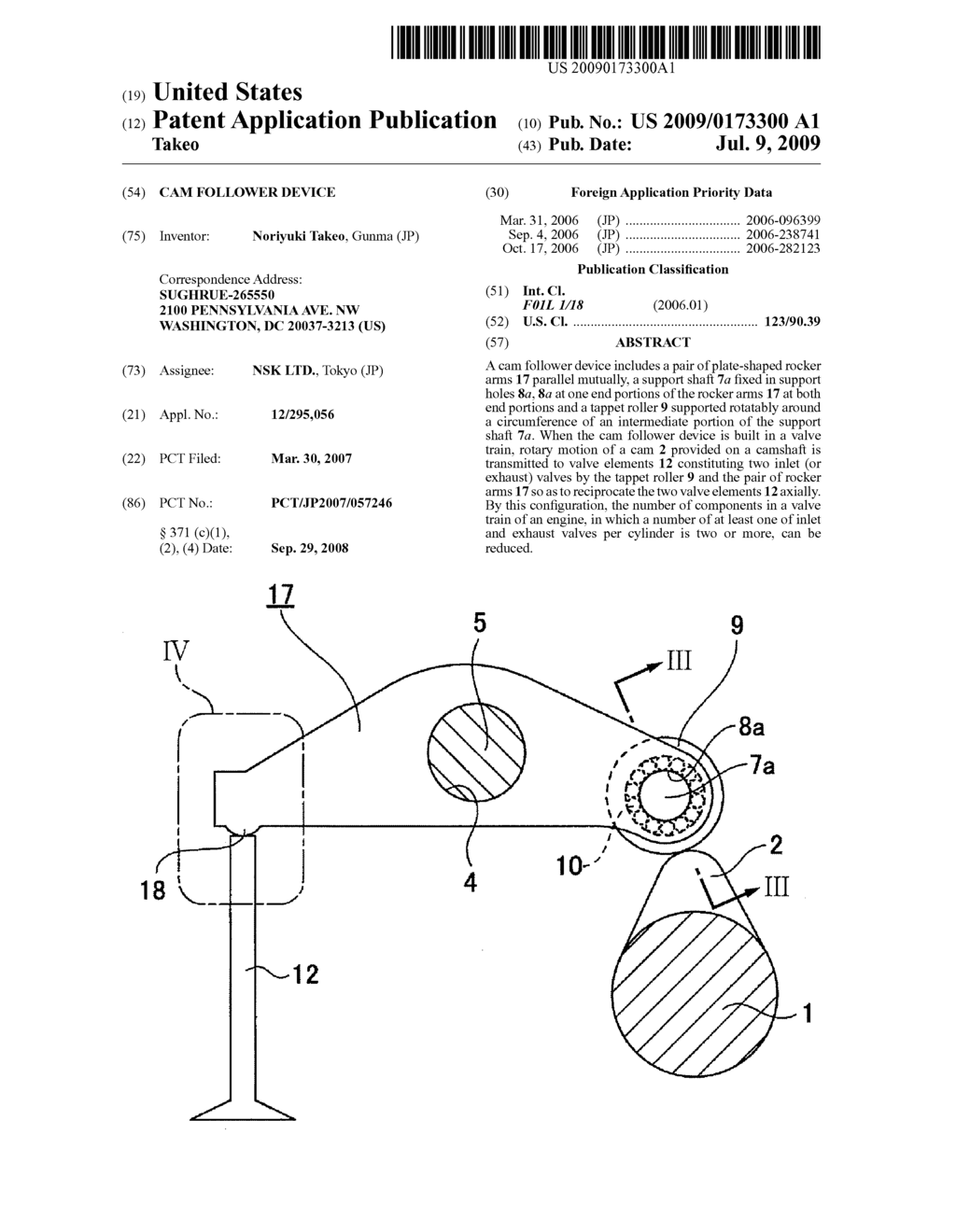 CAM FOLLOWER DEVICE - diagram, schematic, and image 01