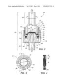 Adjustable pressure relief valve diagram and image