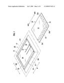 MOUNTING STRUCTURE OF ELECTRONIC DEVICE AND PNEUMATIC TIRE diagram and image