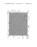 Heat exchanger fin diagram and image