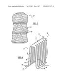 Heat exchanger fin diagram and image